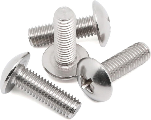 1/4-20 x 1-1/2" Truss Head Machine Screws, Full Thread, 304 Stainless Steel, 25 PCS