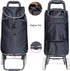 Bornfornice 31L Replacement Bag for Shopping Cart - Waterproof Trolley Bags, (Black)