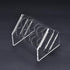 uxcell Slant Rack Acrylic Test Tube Holder, Clear, 6 Wells for 50ml Centrifuge Tubes