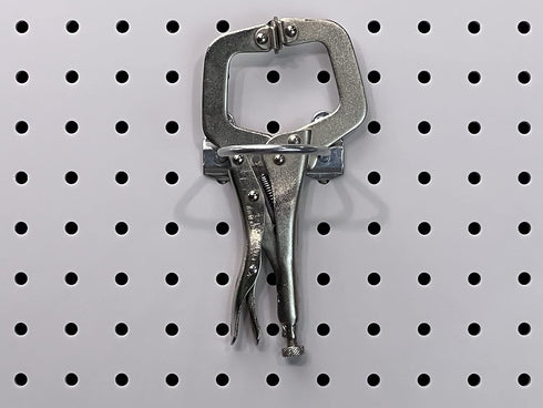 Triton Products DuraHook 2-7/8-Inch L, 1-3/4-Inch I.D., Zinc Plated Steel Double Mount U-Shape Pegboard Hook, 5-Pack