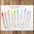 Zebra Highlight Pen Penile Mild Liner, 10 Color Set WKT7-10C