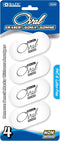 BAZIC White Oval Eraser (Pack of 4)
