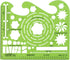 Pacific Arc Landscape Template Guide with Trees, Shrubs, Hedges, Fences, and Terraces