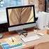 Leather Desk Pad, Large Mouse Pad, Non-Slip Desk Blotter, Waterproof Desk Mat for Home Office and Decor - Beige