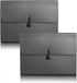 Expanding File Folder Organizer, 13 Pockets, Accordion Filing Folder, 2Pack Grey for Documents
