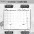 Panda Planner Undated Daily Planner - 90 Day Organization for Entrepreneurs - Set Goals - Bonus Weekly & Monthly Agenda