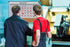 MasterVision Magnetic Calendar Board, Set of 35-1" Numbers, White on Red, Perfect for Dry Erase Planning