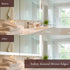(3.9" 393", 3D-Wood Very Berry Sticker White Wood Peel and Stick Wallpaper x Texture) Waterproof and Easy to Clean