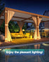12V GU5.3 MR16 Bulb, 2700K, IP67 Low Voltage Brass Hanging Light Outdoor, Landscape Pendant Tree Light, Replaceable LED