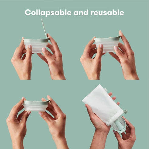(1 Frida Fertility No-Mess Pee Cup, Reusable Urine Cup for Pregnancy Tests, Ovulation Tests, & Fertility Tests, Family