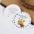 ONEDONE Punch Cards, 3.9" Round Reward Punch Cards for Classroom with Hole Puncher, Teacher Supply Must Haves