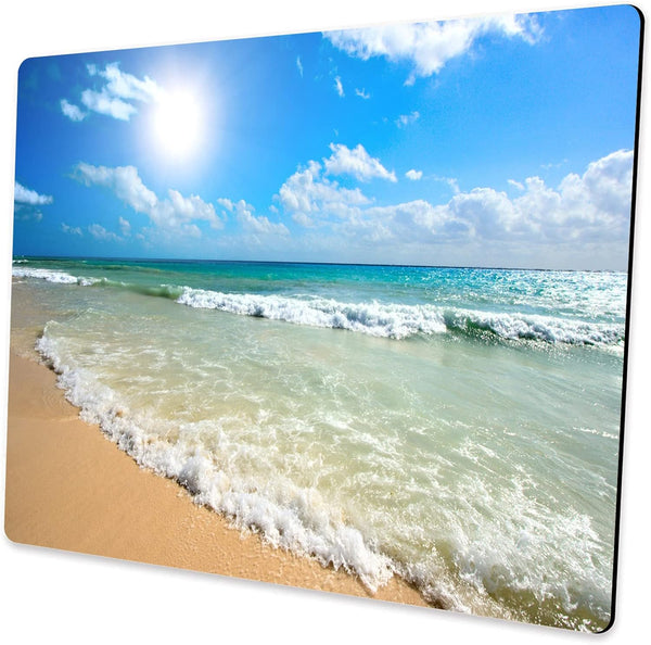 Custom Square Gaming Mouse Pad, Office Mouse Pad with Anti-Slip Rubber Base for Desktop Computer and Laptop