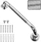 PAUANI 1/2 Pcs Wall Mounted Grab Bar Rail - Anti-Slip Bathroom Shower Grab
