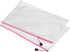 MECCANIXITY A3 Size Mesh Zipper Bags, Plastic Zip File Pouch Document Folders for Home Office Travel (Pink, Pack of 3)