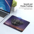 TECKNET Gaming Mouse Pad, 270 x 210 x 3 mm, Non-Slip Rubber Base, Waterproof Surface, Dark Purple Galaxy