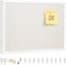 OWLKELA 11"x14.6" Bulletin Board with Linen, White Wood Style Frame, Ideal for School, Home, Office with 10 Pushpins