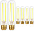hansang T10 LED Bulb for Chandelier, E26 Base, 5000K Daylight, 40 Watt Equivalent, Dimmable, 6 Pack, 400LM