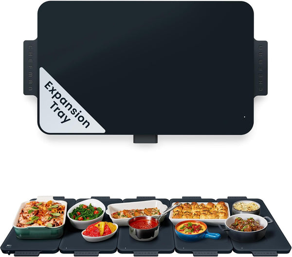 Chefman Everything Warmer Expansion Tray, 10 x 16 Electric Warming Tray, Requires