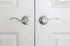 Design House 781815 Satin Nickel Scroll Door Lever, Dummy/Decorative