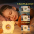30-Minute 3-Level Dimmable, AVEKI Night Light for Kids, Cute Silicone Nursery Night Light with Timer & Kids Alarm Clock