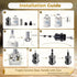 E26 600 6 Packs DiCUNO Vintage Lamp Socket, Edison Pendant Light Socket Replacement, Antique Retro Hanging Lamp Holder