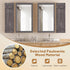 GOFLAME Wood Shutters for Wall Decor, Reclaimed Wood Board and Batten, Exterior & Interior Rustic Farmhouse Window