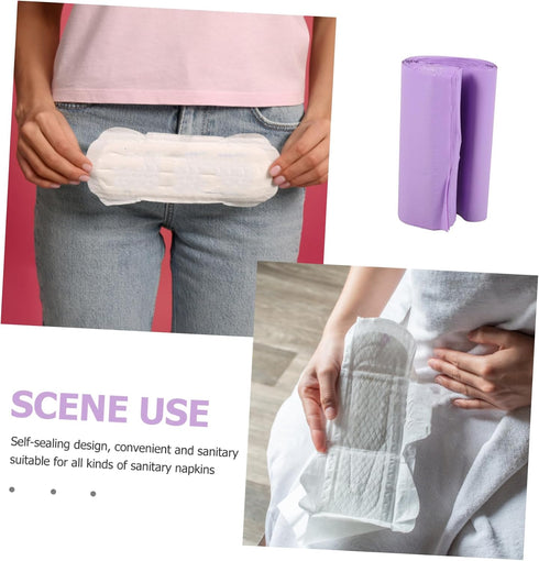 300pcs Packaging VALICLUD Menstrual Disposal Bags for Girls Self-sealing Pouches Thickened Trash Bags for Feminine