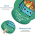 Dumpster on Fire Mouse Pad with Wrist Support, Gaming Mousepad with Non-Slip Base, Cute Desk Accessories