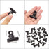 Honbay 20PCS 30mm(1.2inch) Black Metal Bulldog Clips Hinge Clips for Documents, Planner Pages, Receipts, Pictures, Photos, etc by Honbay