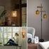 Osasy Gold Hollow drum lampshades, unique moroccan pattern small round metal lamp shade,patterned lamp shade hanging