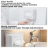 AceOrbit 4 Pack 4.7x3.3x4.8 Clear Acrylic Lab Wipe Holder in Wall Mounted Bathroom Wipe Dispenser Container Flushable