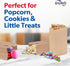 2# 500 Count, 4.31 2.43 7.87 Inches Duro Brown Paper Lunch Bags Bulk Disposable Brown Paper Bags, SOS Small Lunch Bag