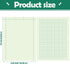 Seajan 5 Pcs Engineering Computation Pad, 8.5 x 11 Inches, Graph Paper Notebook, 100 Sheets/Pack for Engineers