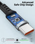 25ft 12W, 2.0 25 480Mbps 17/16/15, S25/24/23, XL/2/3/4XL, V30, USB C Cable Fast Charging Extra Long USB A to USB-C