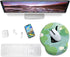 Blusabaca Mouse Pad with Wrist Rest, Cat Lotus Leaf Ergonomic Mouse Pads Wrist Support for Desk, Cute Gaming Mousepad