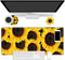 Large Gaming Mouse Pad Non-Slip Keyboard Pad, Soft Extended Desk Mat (31.5"×11.8") with Yellow Sunflower Design
