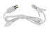 Replacement Clip in Lamp Cord for Christmas Village House, Includes Clear Light Bulb, Single Light