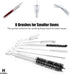 StemClenz Set 7-Piece Pack) Pipe Perfect Mini Brush Precision Cleaning Kit for Small & Hard-to-Reach Areas | Micro