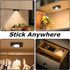 Closet, 6Pack, NIEGNOWOO LED Motion Sensor Puck Lights, Rechargeable Cabinet Lights, Stick on Wireless LED Night Light