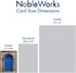 The Best Card Company - 20 Blank Note Cards Bulk Box 4 x 5.12 Inch + Envelopes, Architectural Doorways Collection (10