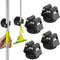 ULIBERMAGNET Magnetic Mop Broom Holder - Heavy Duty Movable Rack - Anti-slip Wall Mounted Utility Storage