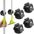ULIBERMAGNET Magnetic Mop Broom Holder - Heavy Duty Movable Rack - Anti-slip Wall Mounted Utility Storage