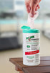 DREUMEX Monk Disinfectant Wipes, Large Lemon Breeze, Value Pack of 6 Canisters, 80 Count Each