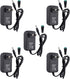 SNKIZN 12V 2A Power Supply Adapter, 120VAC to 12VDC Transformer with 5.5x2.1mm DC