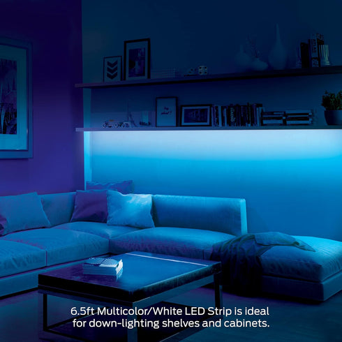 6.5 Monster Multi-Color and Multi-White LED Light Strip, Foot, Customizable, Peel and Install, Flexible, Enhanced