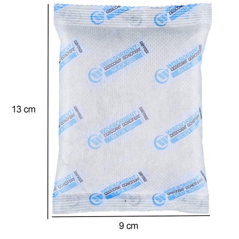 10Pcs 100 Gram Silica Gel Packets, Dessicant Packs for Storage, Pure and Safe Desiccant, Moisture Absorber Silica Gel Beads Packs for Moisture Control