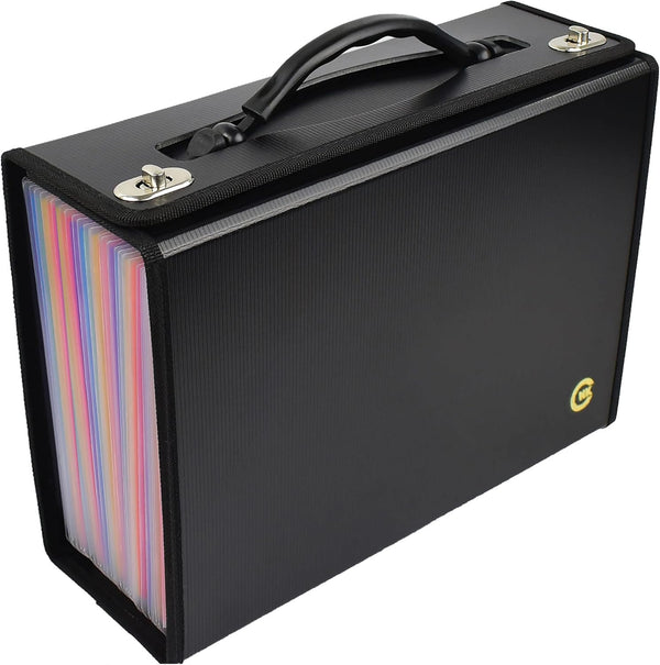 CNK Accordion File Folders with 36 Pockets, Durable Document Organizer, Expanding Binder, Letter Size