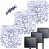Solar String Lights for Outside, 3 Pack Total 120FT 300 LED Solar