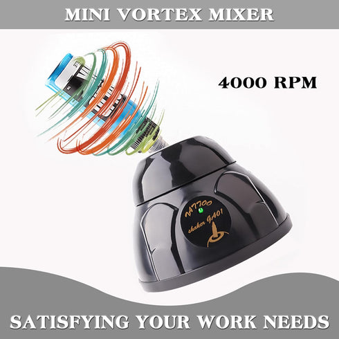 4000rpm Mini Vortex Mixer with Touch Function, Perfect for Laboratory Mixing, Paint Shaking, and Liquid Pigment Stirring