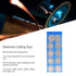 10Pcs Diamond Cutting Wheel Set, Cut Off Wheel Blades for Wood, Metal, Stone with Connecting Rods